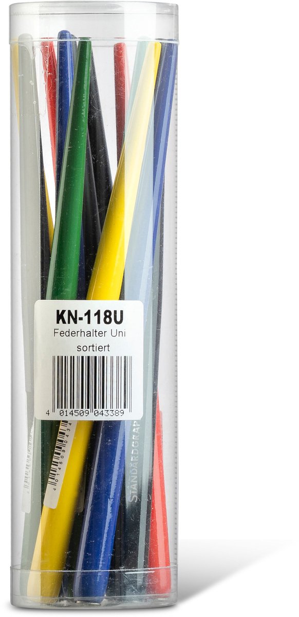 Kroontjespenhouder Standardgraph hout assorti 12 stuks - SG-KN-118U
