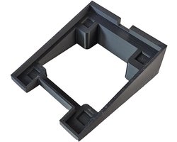 Kantelbare sokkel - Molen basis - Koffie malen - Verbeterde ergonomie - 127 x 146 x 48 cm - Zwart