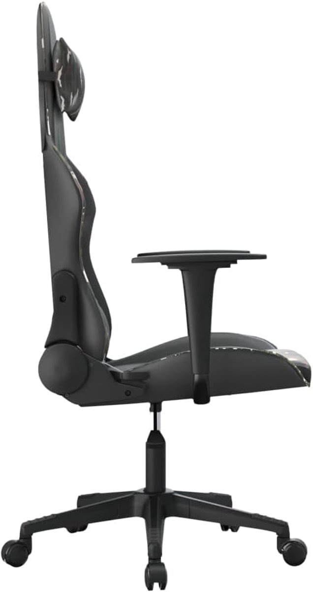 Gaming Stoel - Computer Stoel - Comfortabel Zitten - Verstelbare Rugleuning - Draaibaar - Zwart Camouflage — afbeelding 4