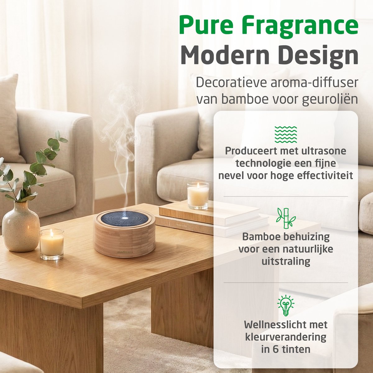 medisana AD 625 - Aroma Vernevelaar — cadeau in Wonen & Interieur - foto 6