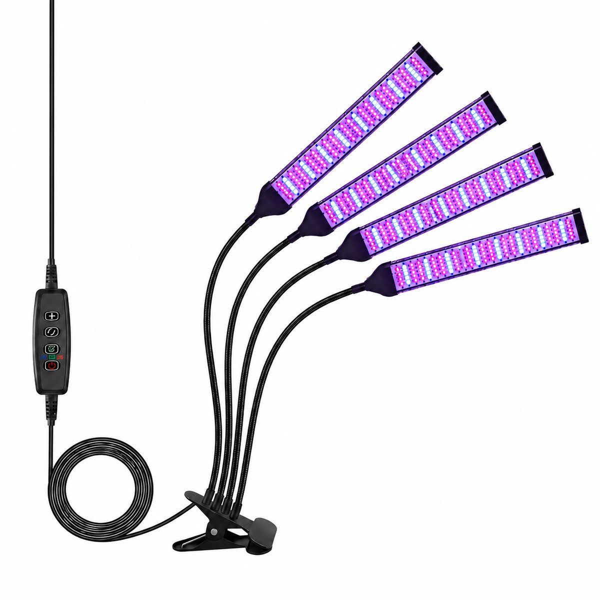 Led Groeilamp 4 Koppen - Kweeklamp Voor Planten - Grow Light
