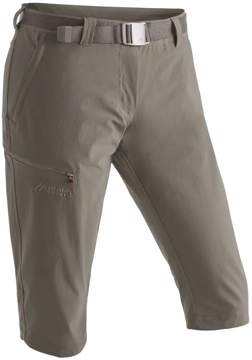Slim 3/4 Wandelsbroek Dames Maier Sports Inara Bruin