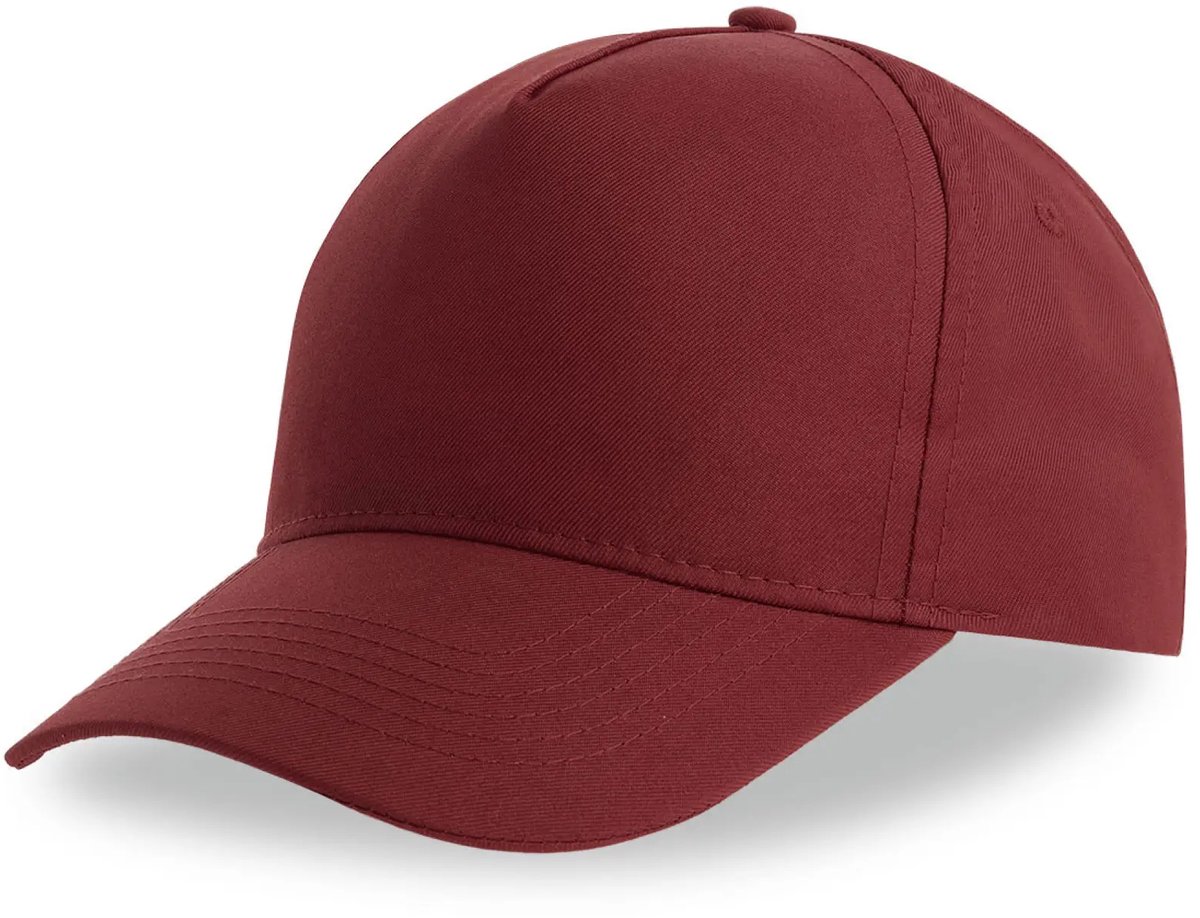 Atlantis Headwear Recy Five Cap AT112 - Burgundy - One size