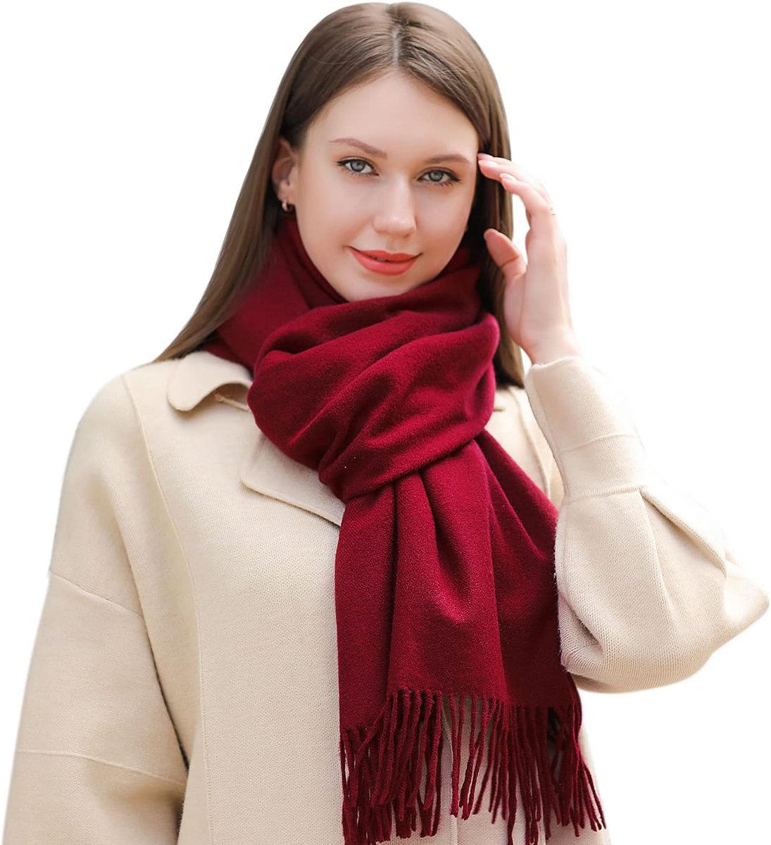 Dames Winter Sjaal warme en zachte XXL 200 x 70 cm