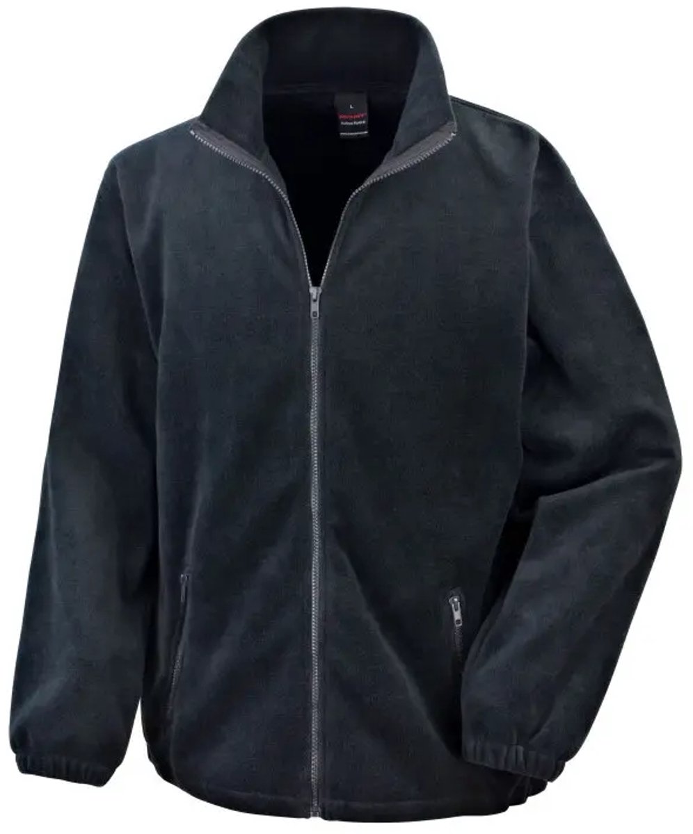 Result Mens Norse Outdoor Fleece Jacket RT220X Zwart
