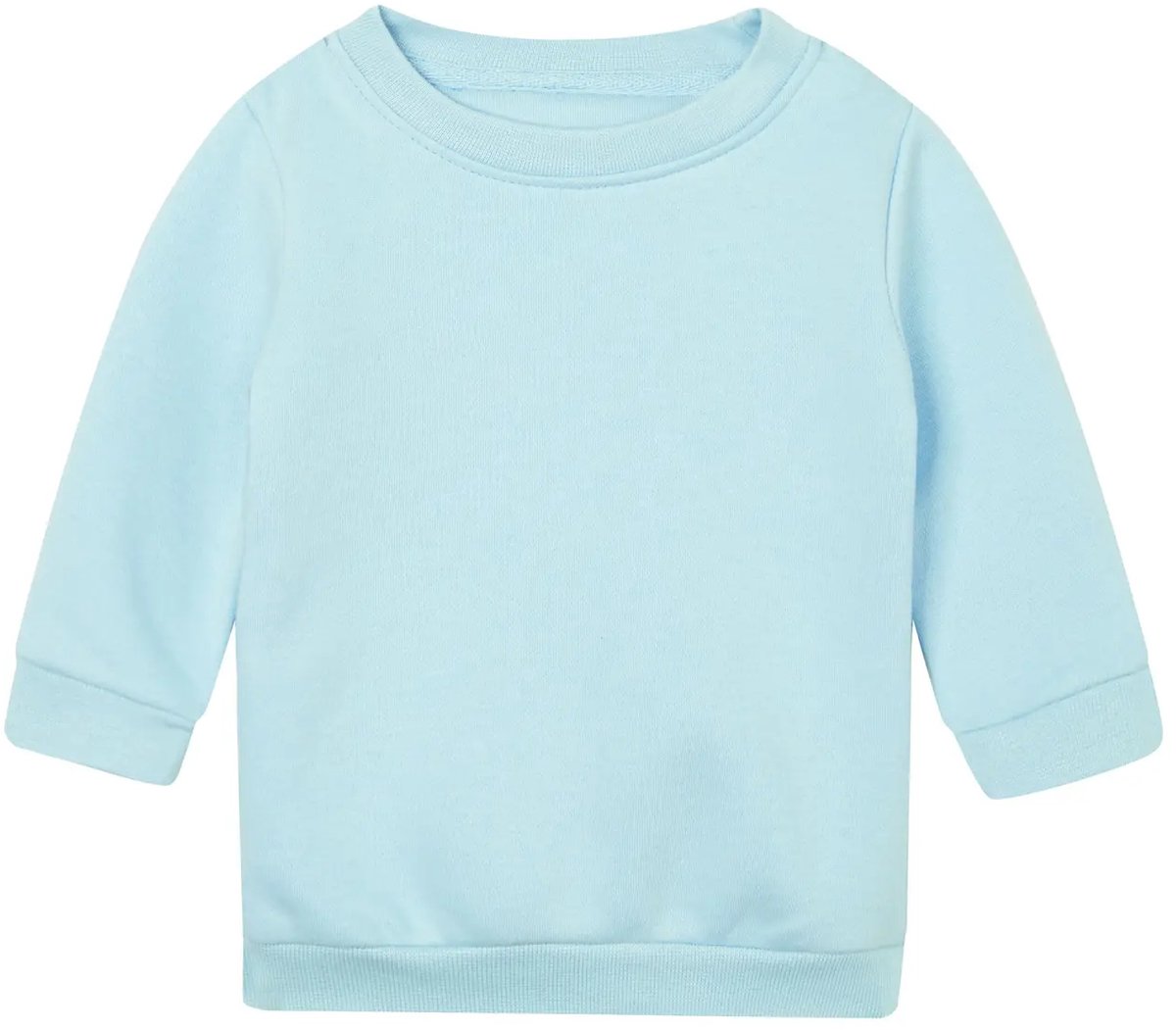 Babybugz Baby Essential Sweatshirt BZ64 - Dusty Blue - 6-12 Monate