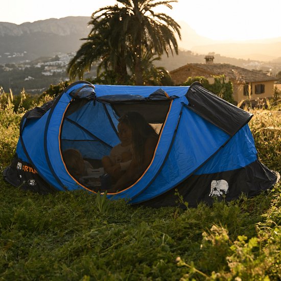 Deryan Luxe Cocoon Pop Up Tent - Anti-UV 50+ 2 Seconds - 2 Persoons - Navy van Deryan — afbeelding 3