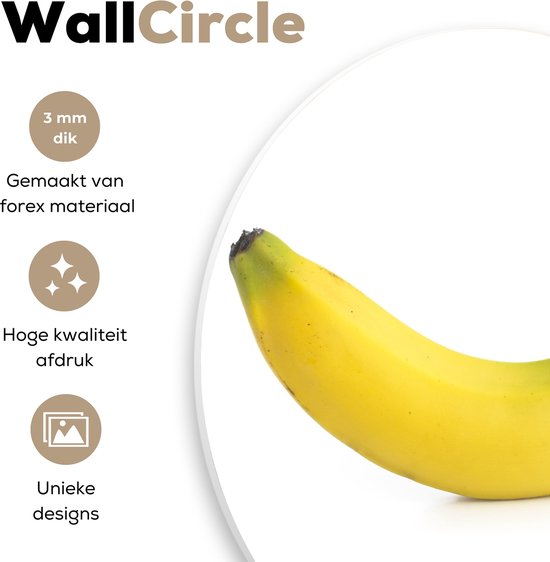 Copie de l'assiette en plastique Banana Wall Circle jaune ⌀ 140 cm