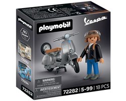 PLAYMOBIL® 80 jaar Vespa: originele stijl - P-72282