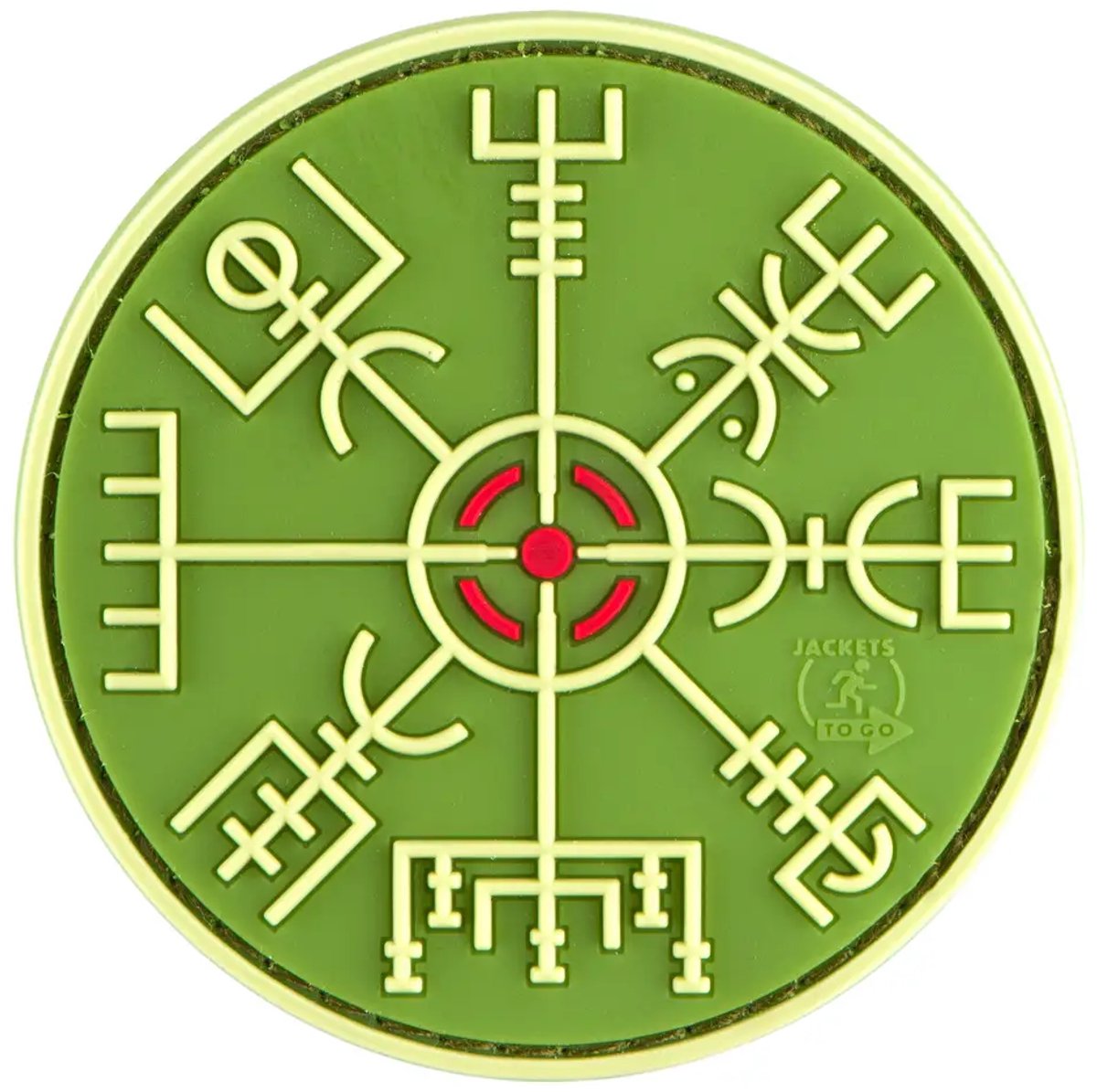 Rubberen badge JTG Helm of Awe