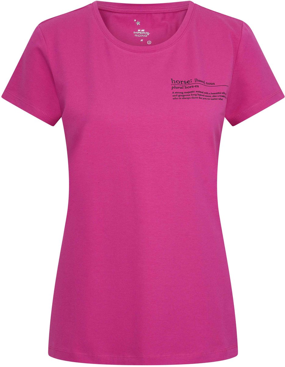 Dames-T-shirt Imperial Riding Dictionary