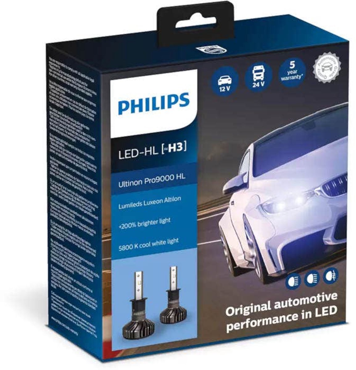 Philips Ultinon Pro9000 LED H3 11336U90CWX2