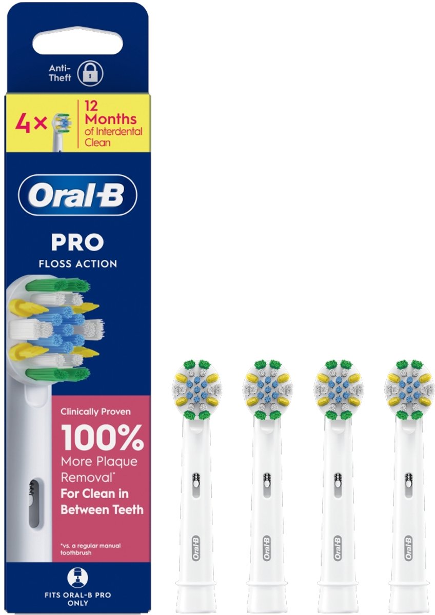 Oral-B Opzetborstels Floss Action 4 stuks