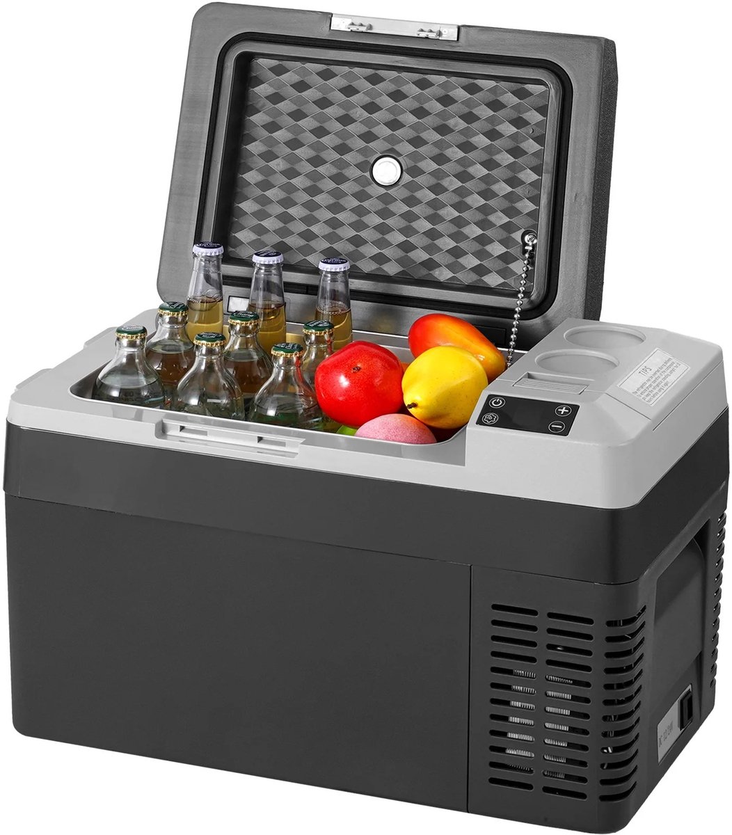 NordHaus Auto Koelkast - Compressor Koelbox - Mini Koelkast - Koelen en Vriezen van -20°C tot 20°C - 25 Liter