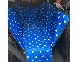 Hondendeken Auto grijs met kijkvenster – Waterdichte Antislip Hondendeken Voor De Auto – Achterbank Deken & Honden Kofferbak Beschermer – Autodeken Voor Je Hond – Wasbaar – Autohoes Hond – Autobeschermhoes – Puppy – 150 x 130 cm