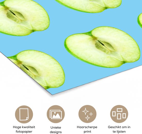 Affiche Pomme - Motif - Couleurs - 30x20 cm