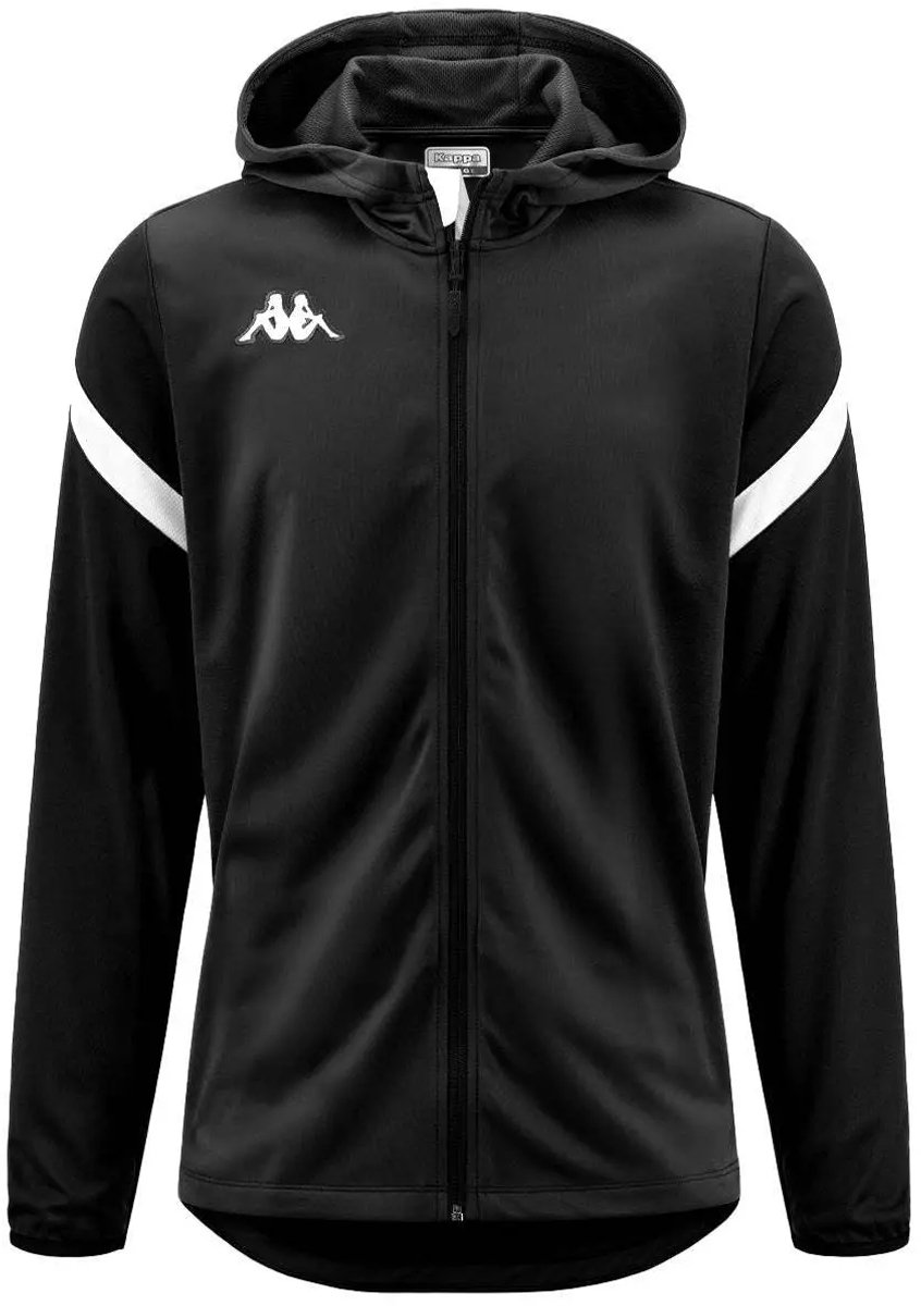 Hooded sweatshirt met rits Kappa Dolve Zwart