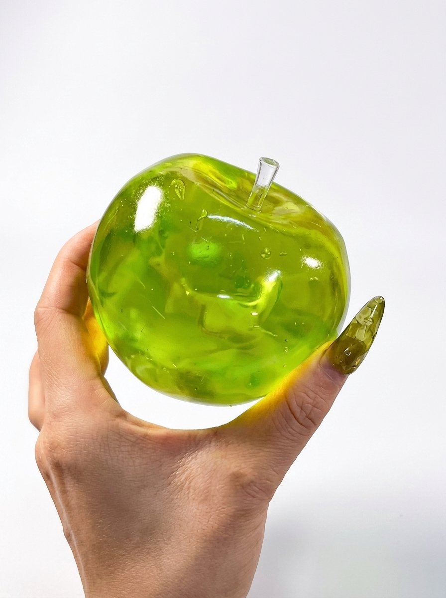 Hoekly™ Squishy Groene Appel – Slow Rising Stressbal – Antistress Fidget Toy – Sensorisch Knijpspeelgoed – 6 cm – Voor Kinderen en Volwassenen