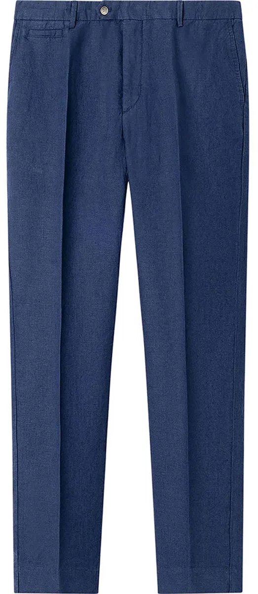 Hackett Hm2100097 Linen Chino Broek Blauw 34 / 32 Man