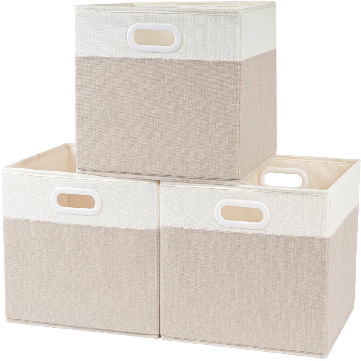 Dailygoods- Opbergdozen Opvouwbaar - Set van 3 - 33x38x33 cm - Geschikt voor KALLAX - Opbergmanden - Voor speelgoed en kleding - Opbergmand