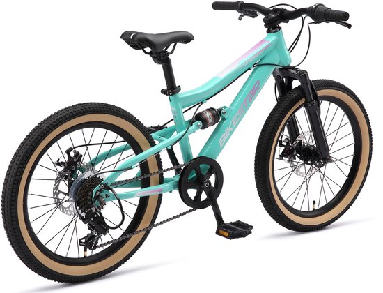 Bikestar kinderfiets MTB Fully Staal 7speed 20inch mintgroen van Bikestar — afbeelding 5
