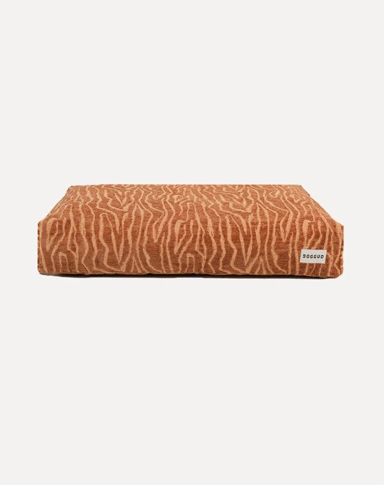 DOGGUO® Orthopedisch Hondenkussen - L 105x65 cm - Grote Hondenmatras - Honden Kussen voor Grote Hond - Zachte Hondenbed - Wasbare Hoes - Memory Foam Hondenmand - Dog Bed - Coussin Chien - Beige Brown