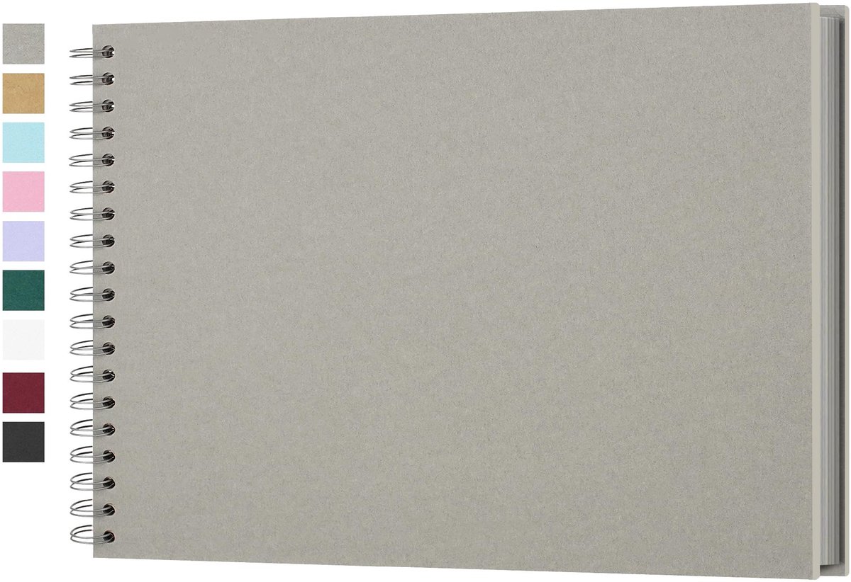 Dailygoods- Fotoalbum Premium Kwaliteit - Scrapbook - Zuurvrij - 28 x 21 cm - 40 Pagina's - Ideaal voor 10 x 15 cm Foto's - Perfect voor Bruiloftsfoto's