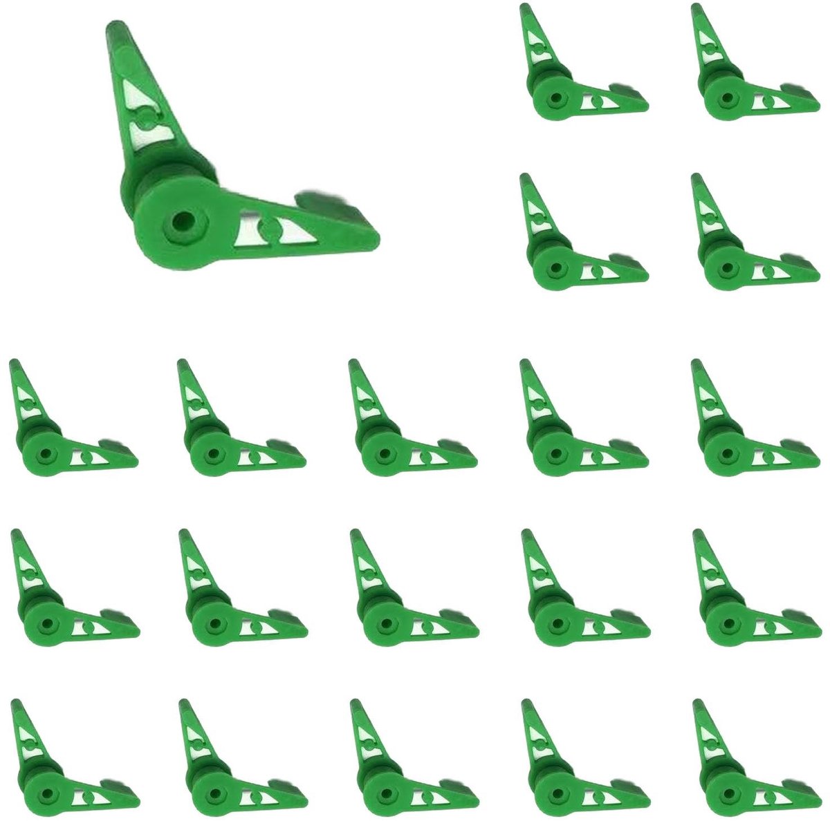 Dailygoods- Plantenbender 20 Stuks - 360 Graden Verstelbaar - Planten Klemmen - Tuin Gereedschap - Duurzaam PP-Kunststof - Veilig en Niet Giftig - Plantenklem