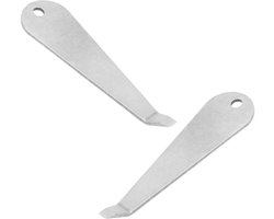 Dailygoods - 2 Stuks Roestvrij Stalen Koffiezeefverwijderaars voor Barista