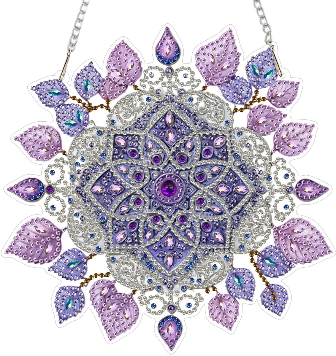 Dailygoods- Diamond Painting Hanger Dubbelzijdig - Zonnevanger Kristal - Raamdecoratie - Wanddecoratie - 3D-effect - Complete Doe-het-zelf Kit