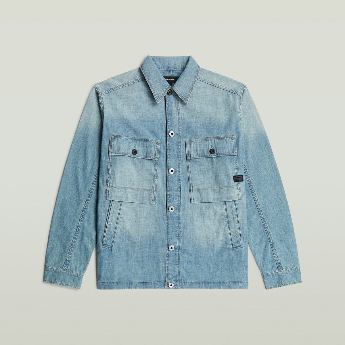 G-Star Mosa overshirt Heren Overshirts Vintage Sandstorm