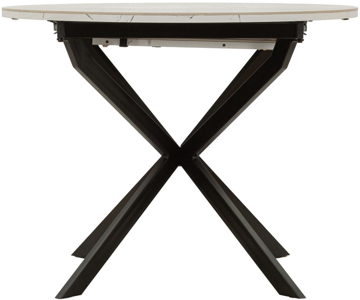 Mauro Ferretti Eettafel Martin Dining Table Ø 100×78 cm Zwart