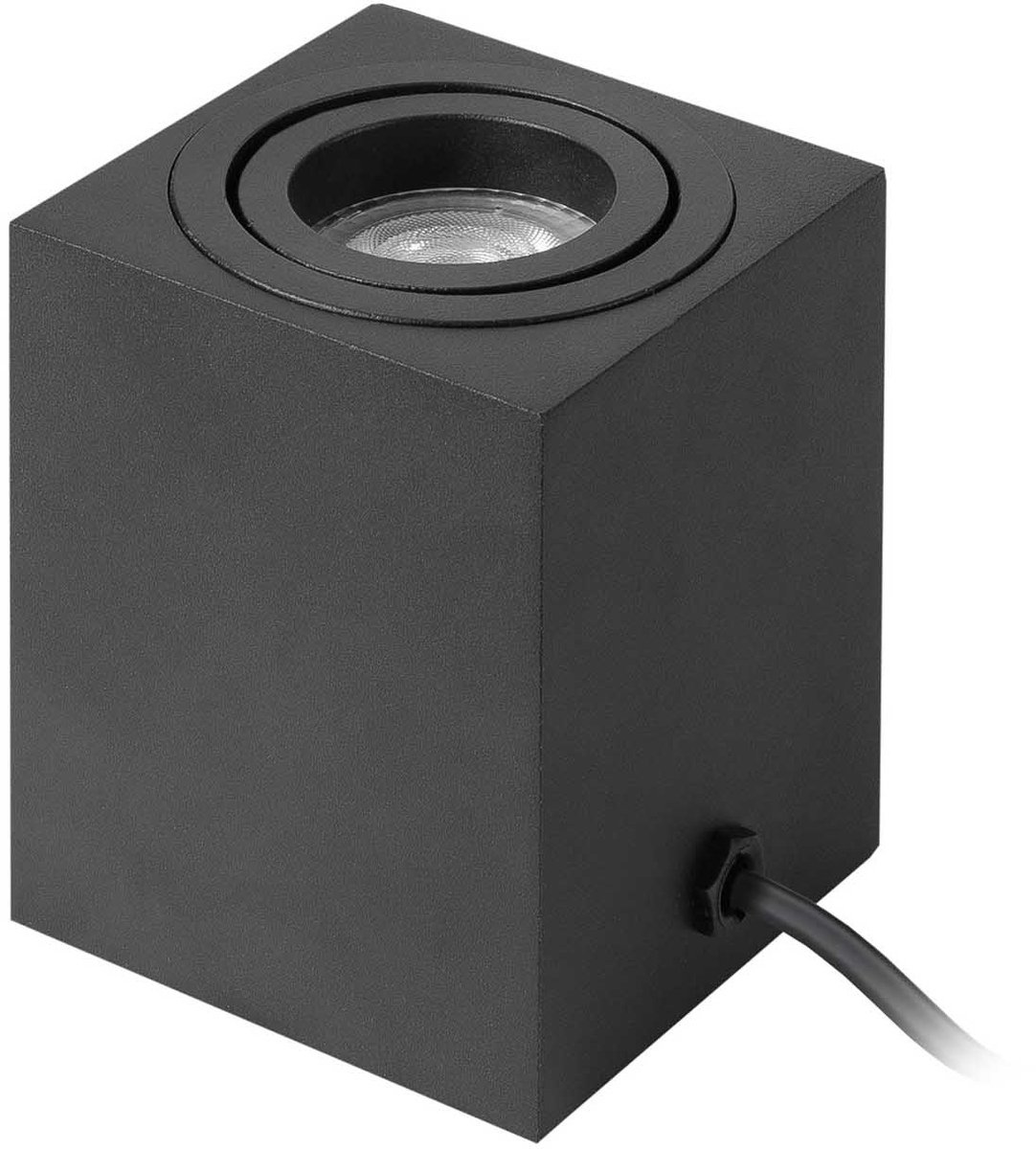 Highlight Tafellamp Rebel Vierkant B 8cm Zwart