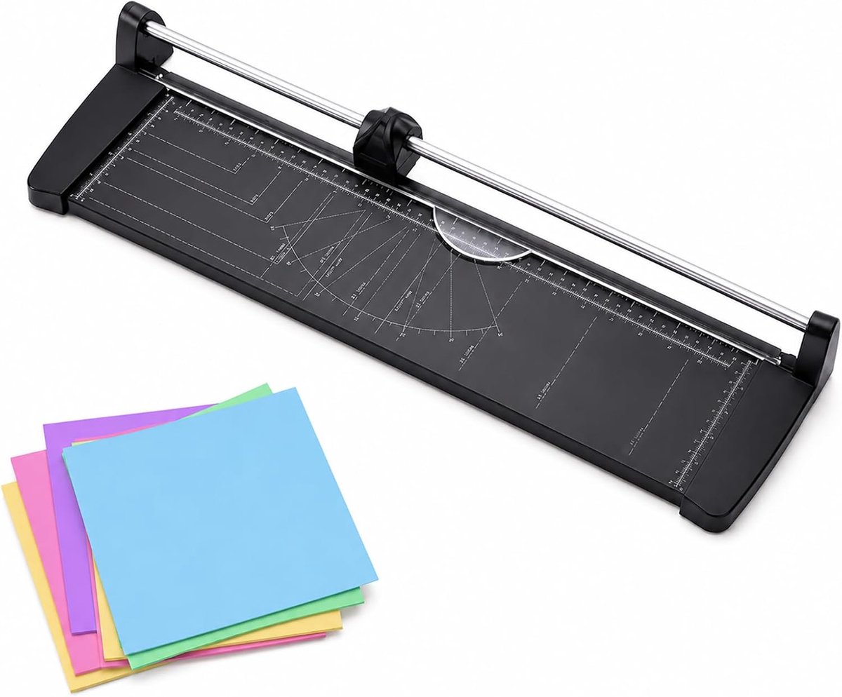 Handmatige Papiersnijder - Papier Snijmachine - Precisie Snijwerk - Schuivend Guillotine Systeem - 600 mm Breed - Standaard