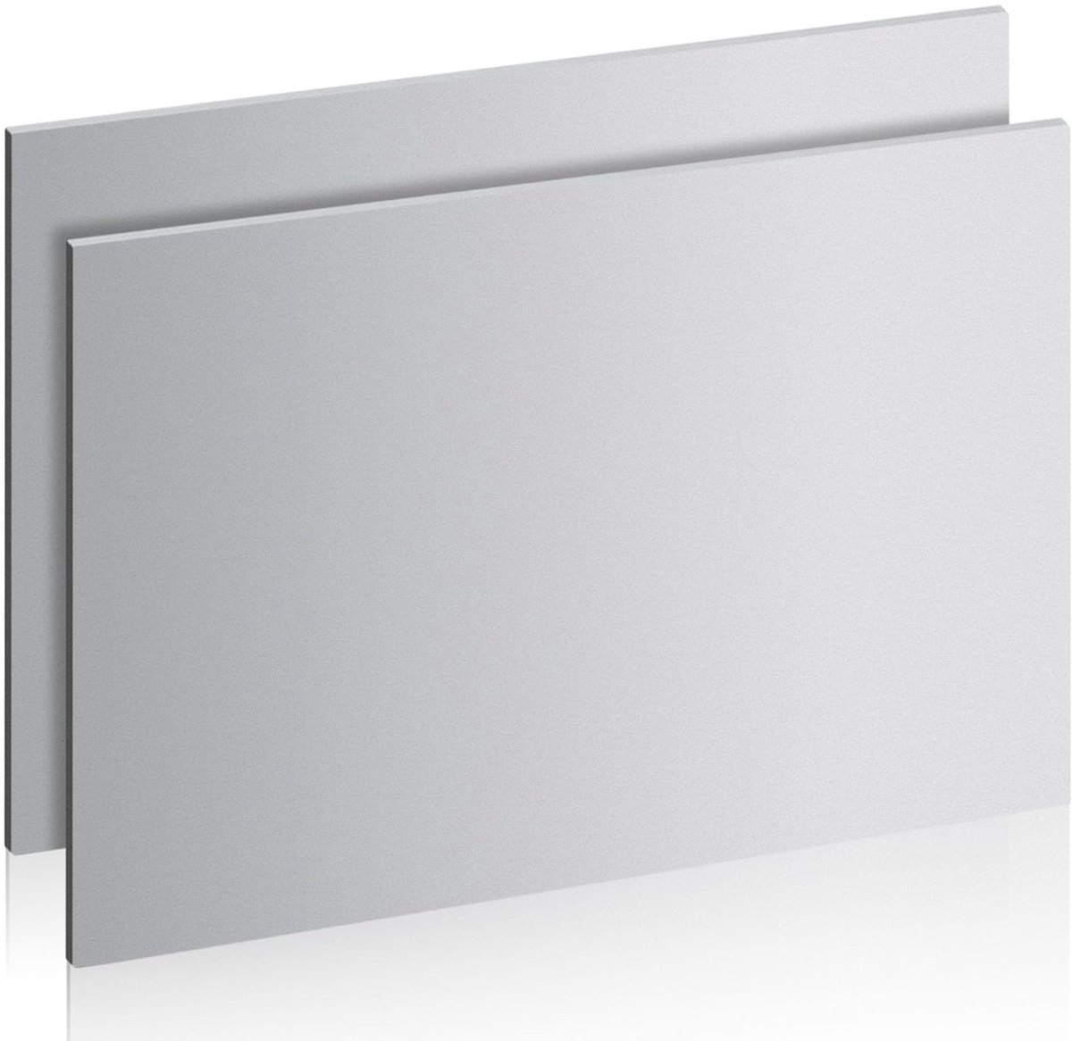 Staalplaten Koudgewalst - Metaal Platen - Doe Het Zelf - Flexibele Verwerking - 2 Stuks 40x30cm - Staal