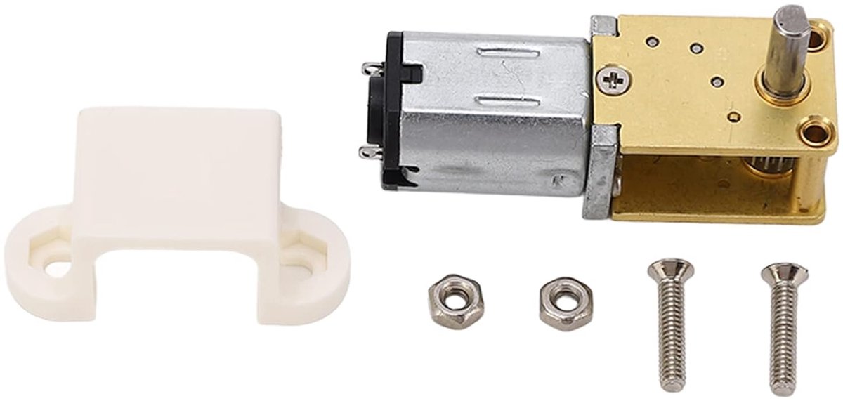 Mini Motor Reductie - Versnellingsbak Motor - Robotica Projecten - Hoog Koppel Metaal - 3V 30 RMP - Metaal