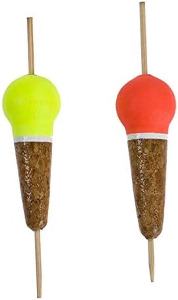 Visloodjes - Dobbers - Vissen - Set van 10 - 5 gram - Multicolor