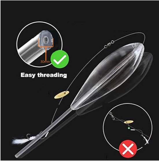 Dailygoods - Sbirolino Fishing Sbirolino-set, langzame zinkset, duurzame forelvissen, Sbirolino drijvend, Sbirolino 8g, 10g, 15g, 20g, 25g, 30g, voor foreldeeg en spoons forel van Dailygoods — afbeelding 5