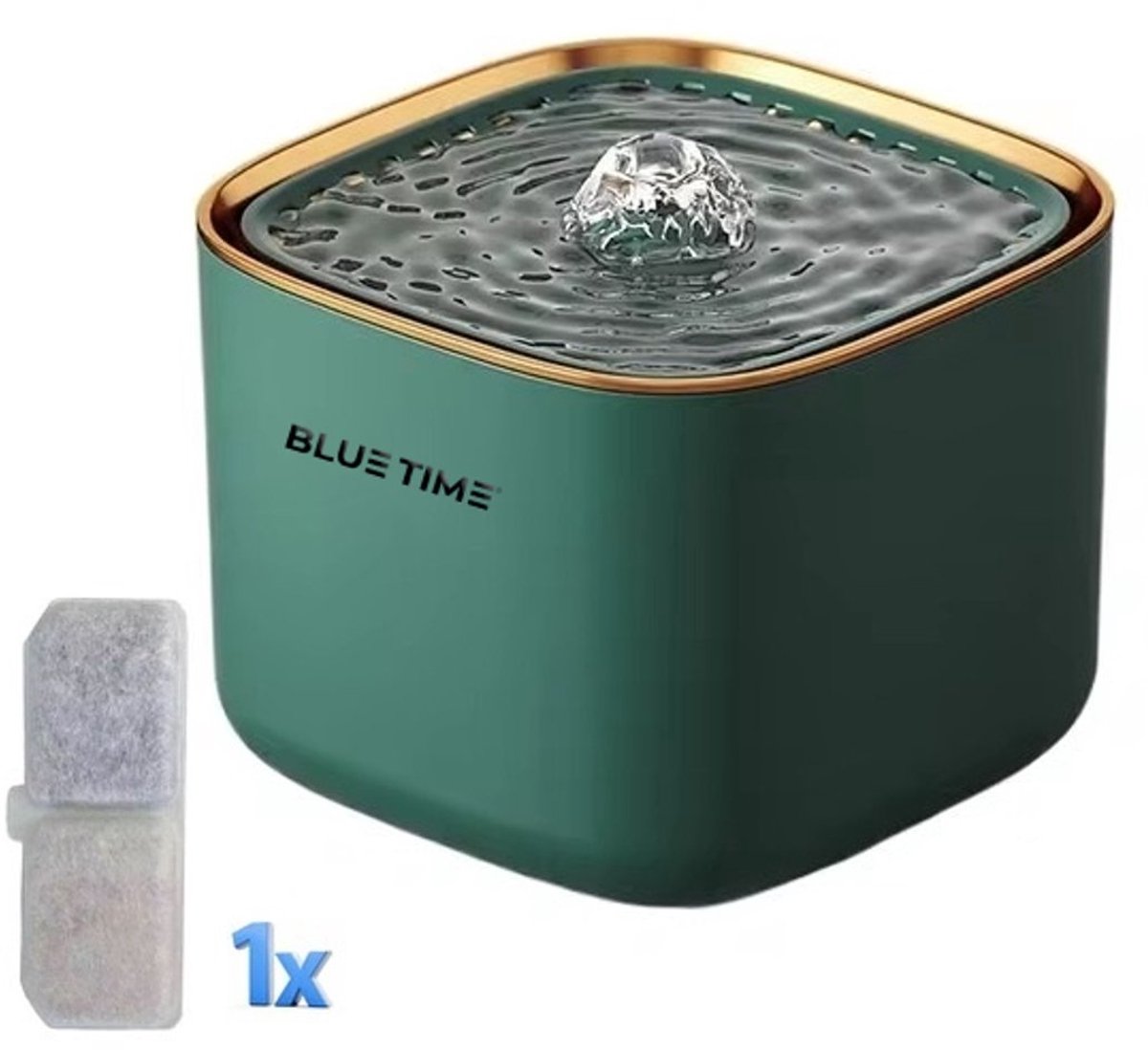 BlueTime - Drinkfontein Kat - Drinkfontein Hond - Katten Drinkfontein - Waterautomaat - Drinkfonteinen - Automatische Voerbak Kat - Voerautomaat Kat - Voerbak Kat - Waterbak Kat
