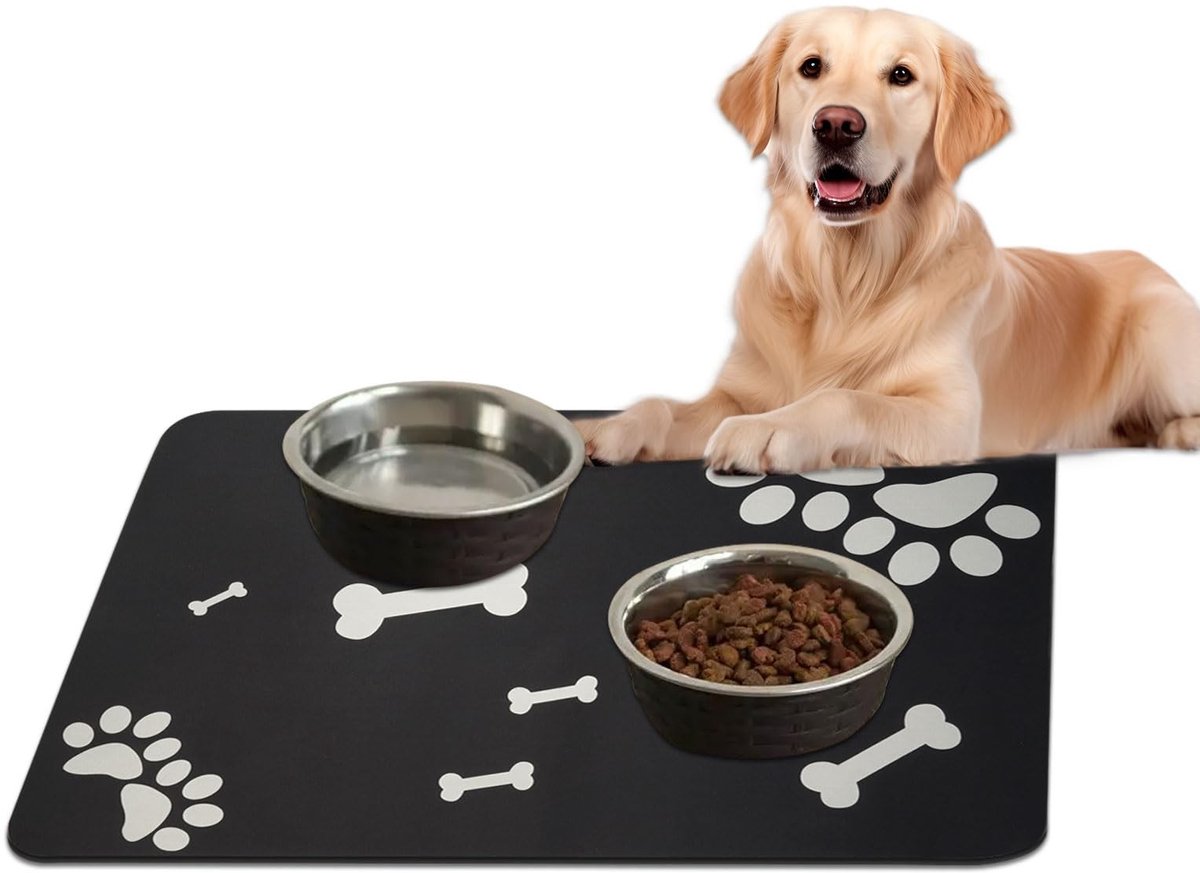 Dailygoods- Voeronderlegger Antislip - Dierenmand - Hondenbakonderlegger - Kattenbakonderlegger - Bakmat - Duurzaam Materiaal - Dierenmat