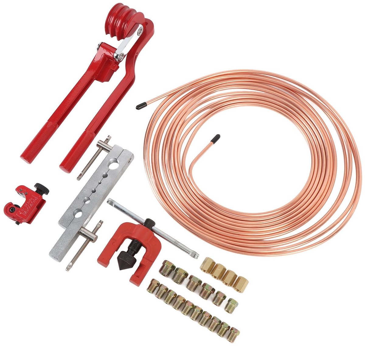 Remleiding Reparatiekit - Leiding Gereedschap - Auto Onderhoud - Professioneel Affakkelgereedschap - 3/16 Inch - Metaal