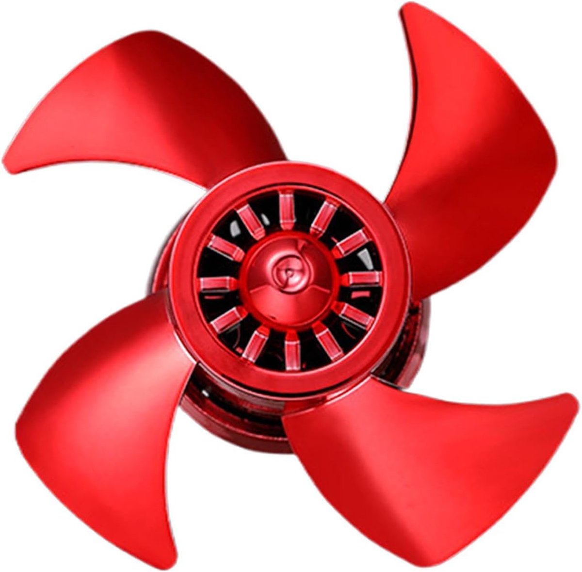 Auto Vent Luchtverfrisser - Auto Accessoire - Auto Interieur - Stille Ventilator - 7 x 7 cm - Metaal