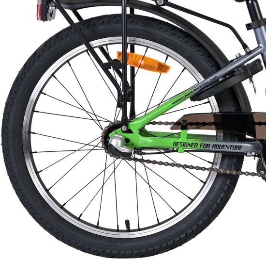 Volare Explorer Kinderfiets - Jongens - 20 inch - Donkergrijs - Shimano Nexus 3 van Volare — afbeelding 5