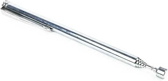 Magnetische Pick-up Tool - Gereedschap Pen - Onderhoud Klusjes - Telescopisch Uitschuifbaar - Tot 65 cm - Zilverkleurig — afbeelding 4