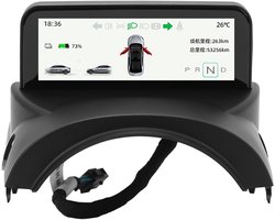 Auto Head Up Display - Dashboard Scherm - Veiliger Rijden - Ingebouwd Ontwerp - 46 Inch - Zwart
