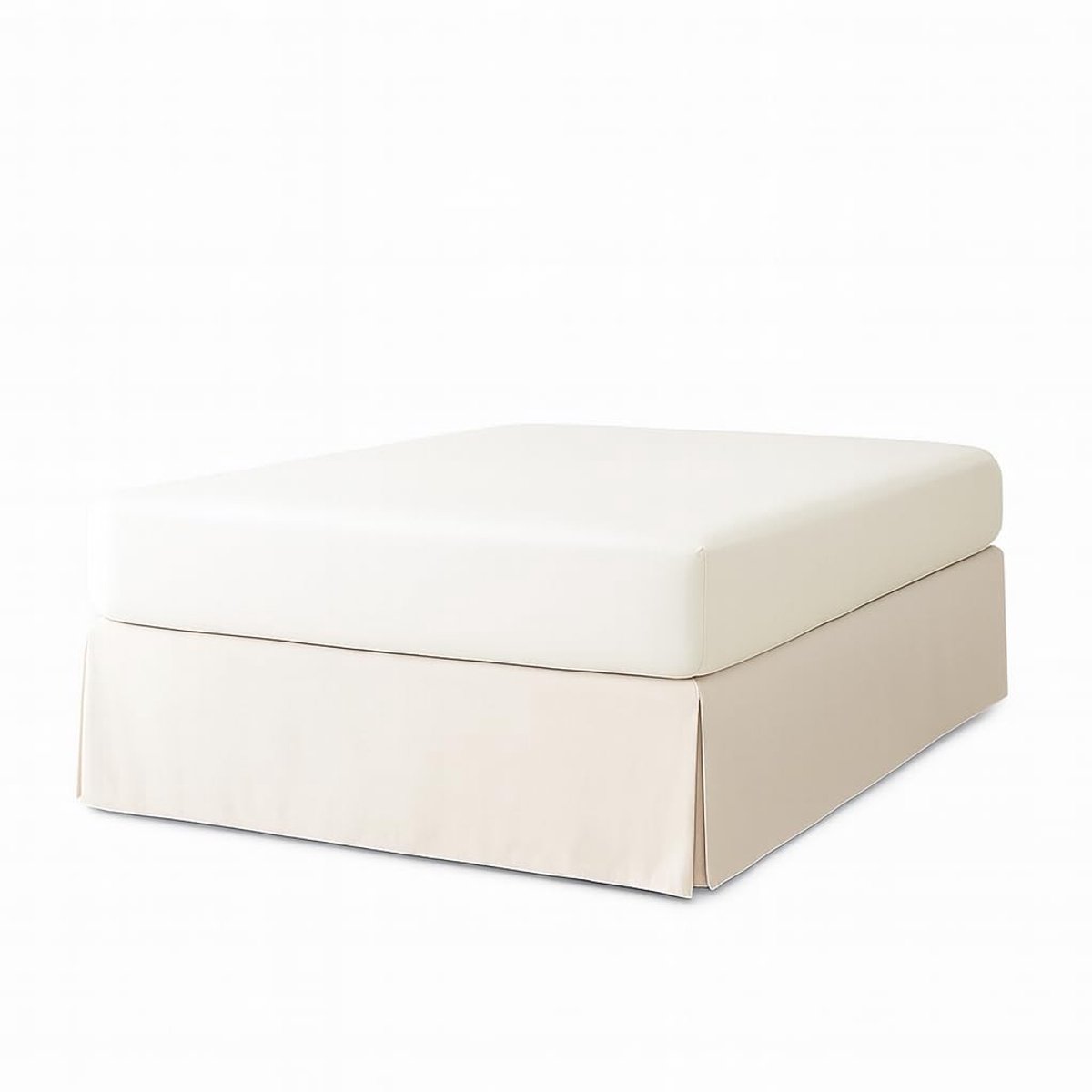 Dailygoods- Bedrok 180x200 cm - Boxspring Hoes - Beschermhoes voor Bedbasis - Elegante Wasbare Stof - Bedhoogte 32 cm - Vloeiende Hoekafwerking - Bedbedekking