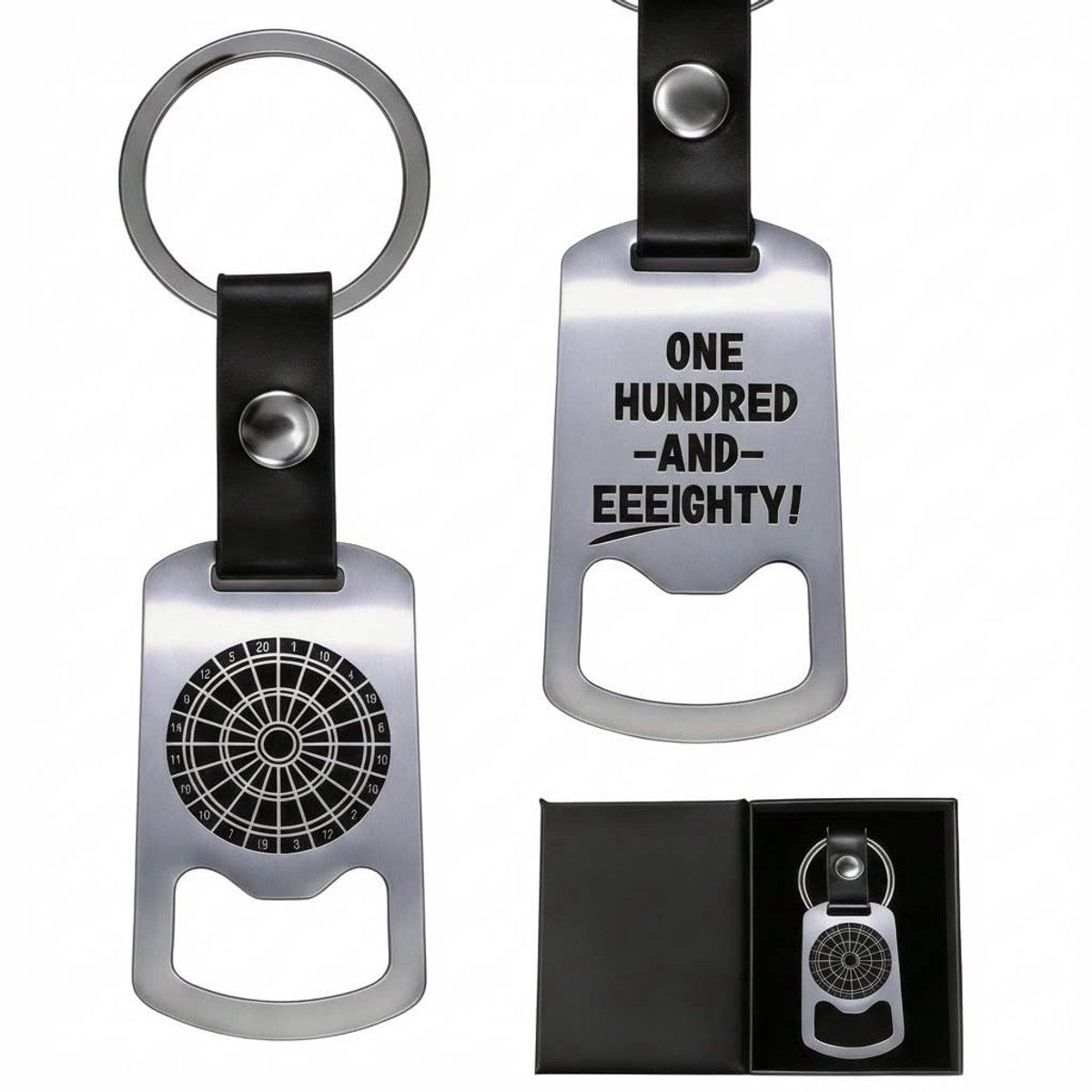 Dailygoods- Flesopener Duurzaam - Sleutelhanger - Camping Accessoires - Campercadeau - Outdoor Charme - Praktisch Ontwerp