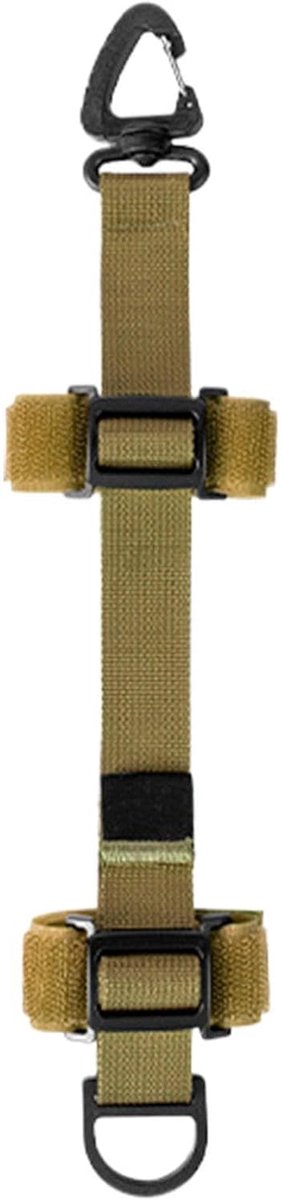 Verlengband Rugzak - Extra Band - Outdoor Uitrusting - Verstelbare Lengte - 30 cm - Khaki