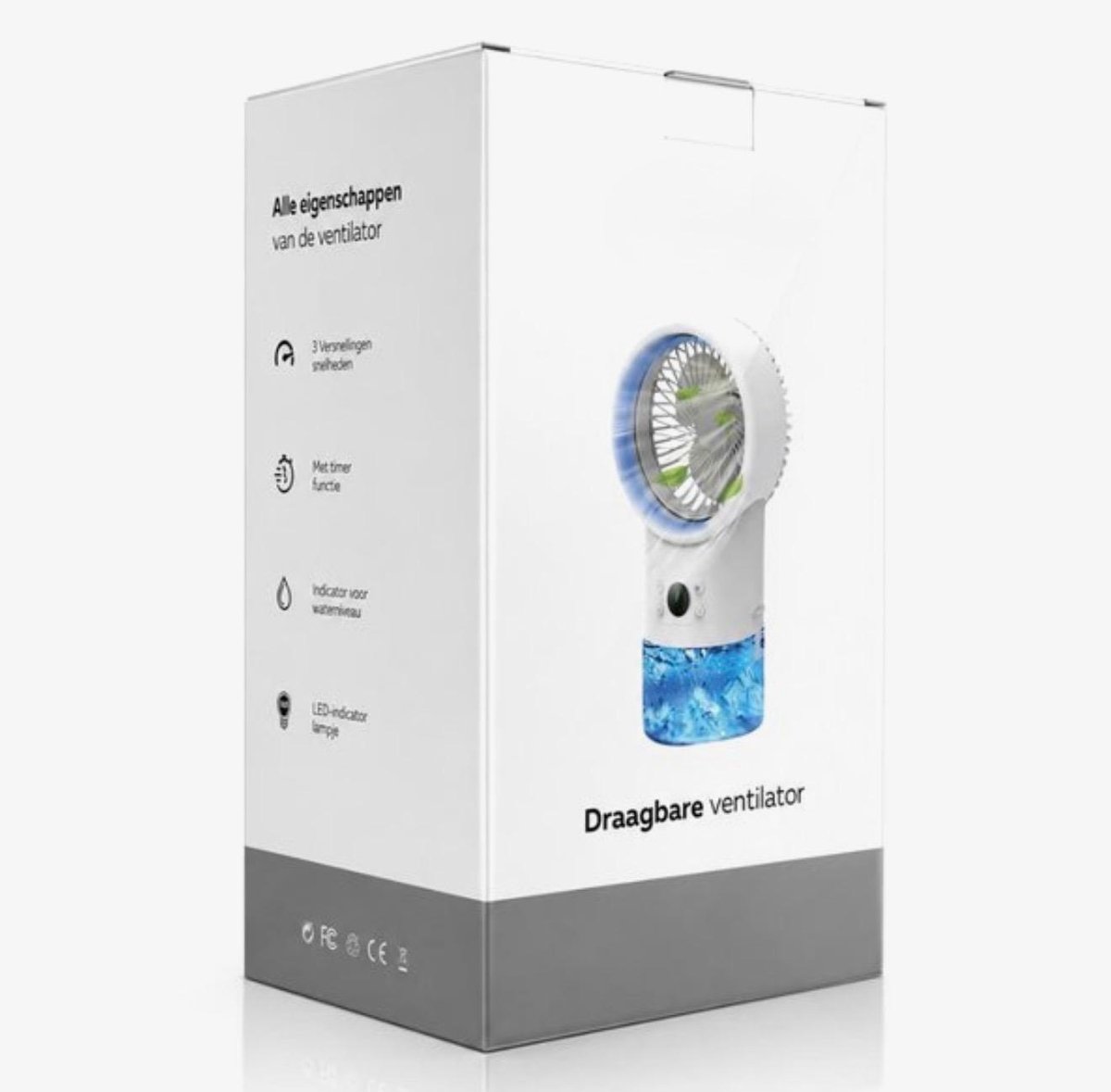 BIXc® - Mini Aircooler 4-in-1 – Draagbare Luchtkoeler 420ML – LED 7 Kleuren – 3 Snelheden – Timer 2-4u – Ventilator & Luchtbevochtiger – Pro Mobiele Aircooler