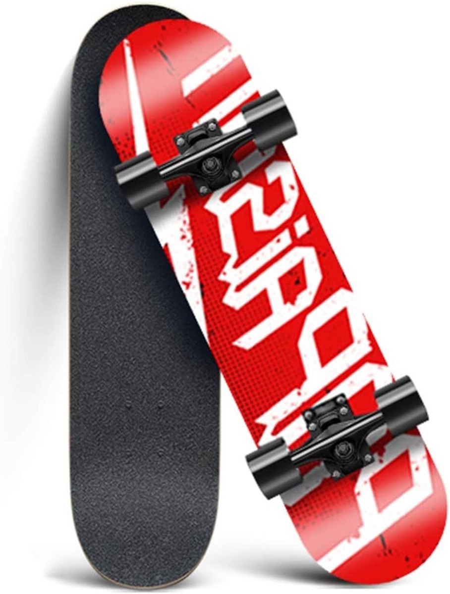 Skateboard Volledig Cruiser Board Straat Rijden 9 Lagen Esdoorn 80x20cm Patroon #1